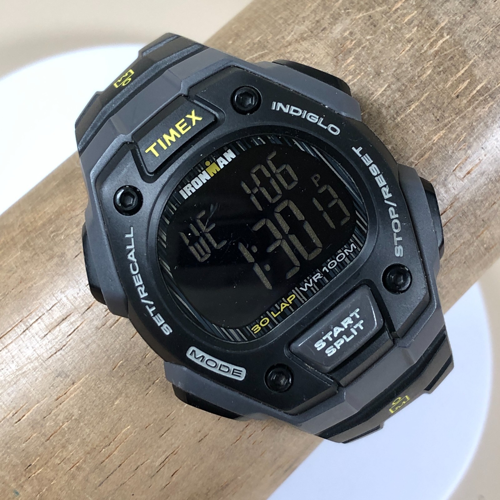 Timex Ironman Men TW5M18700 Sport Black Rubber Ba… - image 1