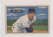 1951 Bowman Carl Scheib #83 2u3