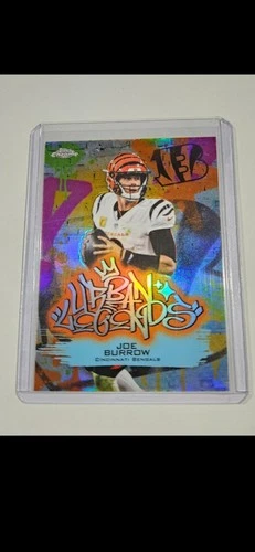2025 Topps Chrome Joe Burrow Base (RAW)