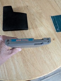 VTG 1987 3 Screw NES Nintendo Game "Super Pitfall" w/Sleeve & Player's Guide