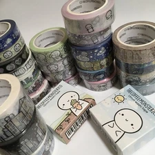 The coffee monsterz co washi tapes Lot Of 28 TCMC