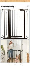 Regalo Easy Step Walk Thru Baby Safety Gate with Included Extension Kit (104 Cm