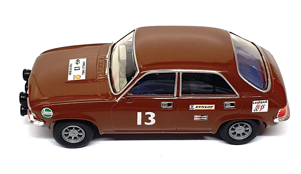Vanguards 1/43 Scale VA45002 - Austin Allegro Works Rally #13 - Brown - Image 4 of 4