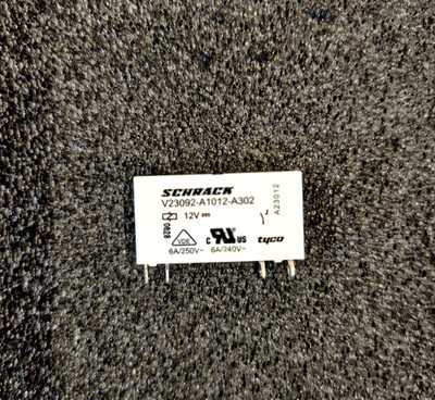 1 Stück/pc. V23092A1012A302 -Schrack - Relay 12V