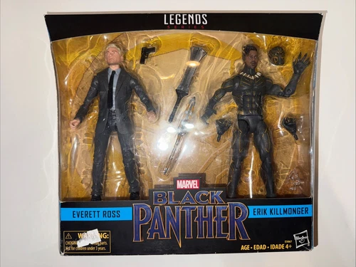 Paquete de 2 figuras Black Panther Marvel Legends 2017 Everett Ross y Erik Killmonger