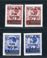 Dt. Besetzung II. WK Kotor Michel Nummer 7 - 10 postfrisch