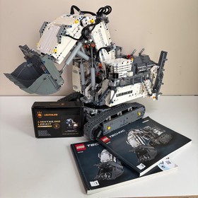 Lego Liebherr R 9800 Technic 42100 Crane Set Rc Instructions Light Kit no Box