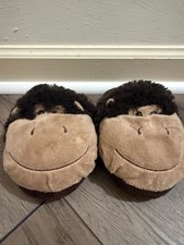 Cute Monkey Plush Slippers for Women