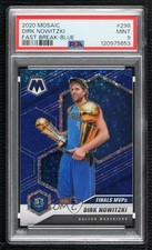 2020 Mosaic Finals MVPs Fast Break Blue Prizm 65/85 Dirk Nowitzki PSA 9 HOF 0fo5