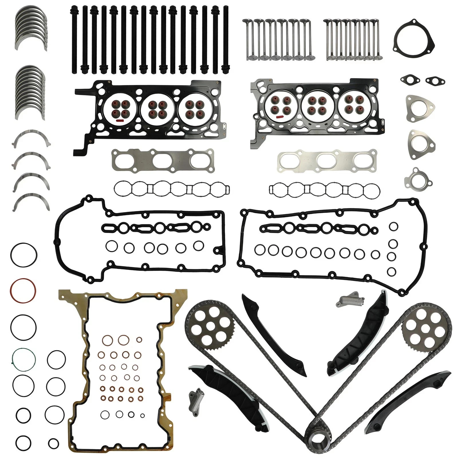 Timing Chain Kit & Full Gasket Set For 2011-2023 Jeep Chrysler Ram Maserati 3.0