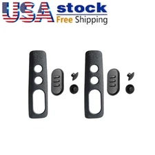 2Pack For RDM2070D RDU2020 RDU4100 RDV5100  Radio Lever PTT & Rubber Button