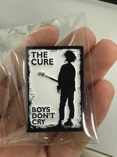 The Cure enamel Pin Lapel - Boys Don't Cry 80s music - Robert Smith depeche mode