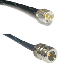 RFC240UF MINI UHF MALE to N FEMALE RF Cable FAST-SHIP LOT