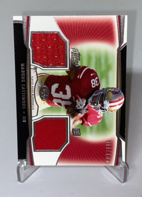 2013 Topps Prime Marcus Lattimore RC Rookie Dual Relics /165 #DR-ML 49ers