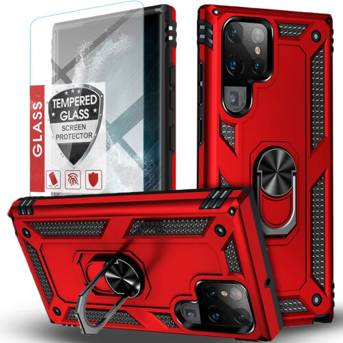 Custodia telefono + vetro schermo per Samsung Galaxy S25 Ultra S24 S23 S22 S21 FE - Foto 4 di 59