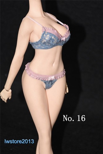 1:6 Blue Bras Briefs Underwear Clothes For 12" Female Phicen TBL JO Figure Body - 第 6/6 張圖片