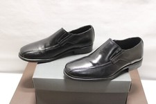 HUSH PUPPIES Men's LUCENT Black Leather Dress Shoe Size 7.5 M NIB 