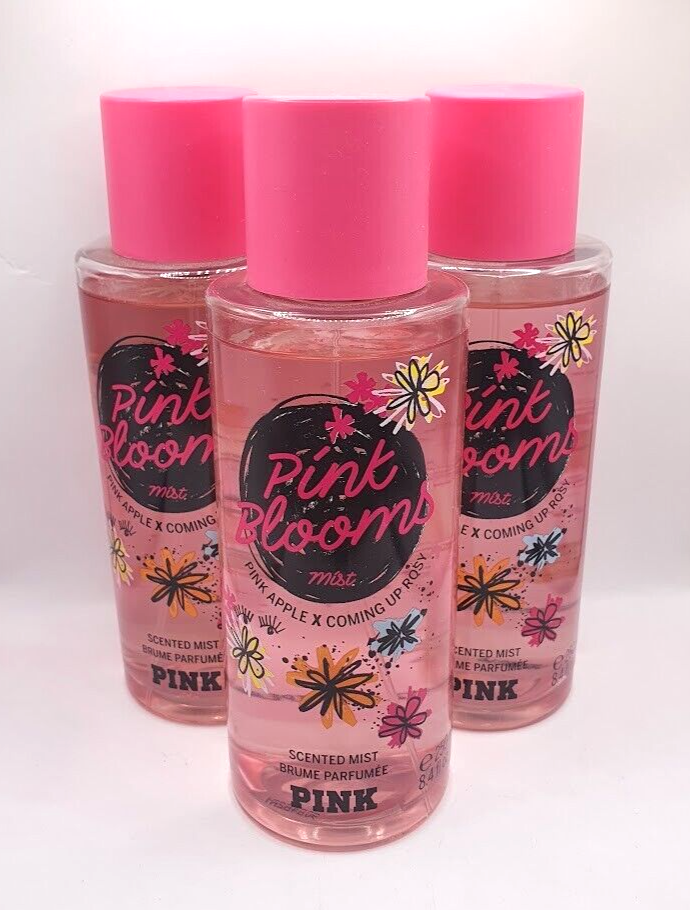 VICTORIA'S SECRET PINK BLOOMS SCENTED BODY MIST 8.4 FL OZ (SET OF