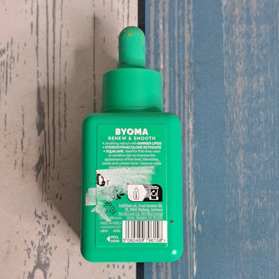 Byoma Retinol Calmante para Piel Sensible Vitamina A Barrera de Escualeno 30 ml ¡NUEVO! Foto 3 de 4