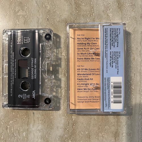 Cassette George Strait Holding My Own 1992 MCA Records Tested New Case - Picture 2 of 2