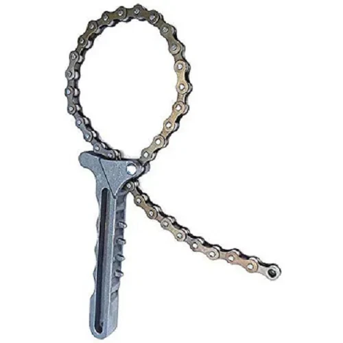 Llave de filtro de aceite de cadena de 16" de alta resistencia capacidad llave de cadena de filtro de aceite de 4" Foto 2 de 3