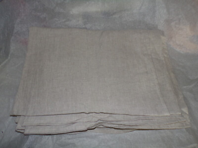 GRANDE NAPPE en LIN 100% - Ton naturel - CHARVET EDITIONS - 180x280