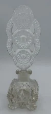 8.5”,Ornate Perfume Bottle.