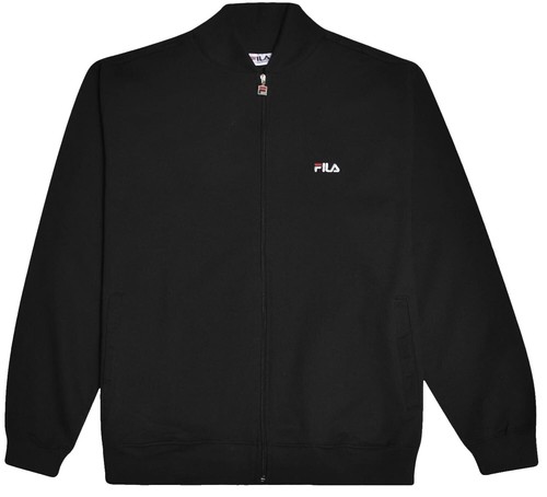 Fila Vintage Puffer Full Zip Up Blue & Black Men's Jacket Size XL