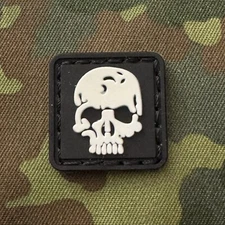 💀 SKULL PVC Morale Patch Hook Back RANGER EYE EDC KIT Small Mini ONE INCH