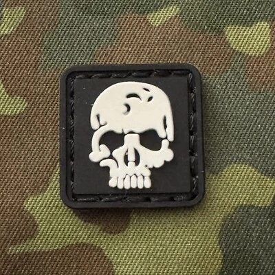 CYKOVISUALS 💀 SKULL PVC Morale Patch Hook Back RANGER EYE EDC KIT Small Mini ONE INCH