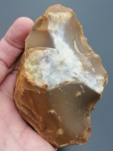 Acheulean culture Lower Paleothic France Handaxe Biface in Jasper Dordogne - Picture 9 of 16