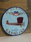 Union Speed & Power Aviation man cave gasoline vintage Style round metal  sign