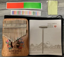 17 Key Kalimba Thumb Piano Wood Keyboard lMusic Instruments
