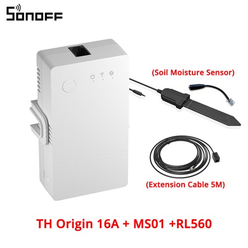 Interruptor inteligente SONOFF WiFi WLAN 20A temperatura humedad detección de sensor de suelo - Imagen 21 de 29