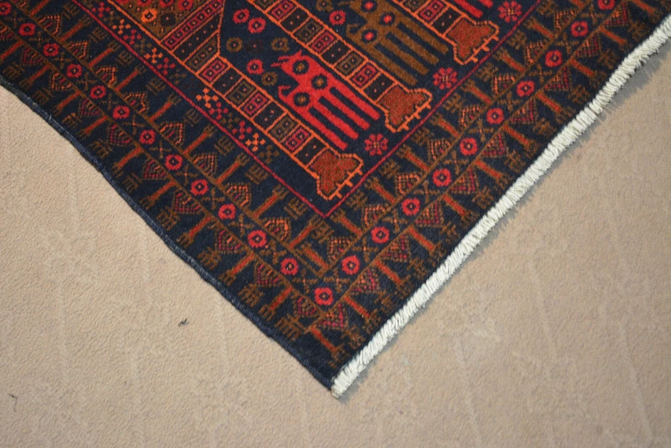 HERMOSAS ALFOMBRAS #LEONES VINTAGE 2X4 ALFOMBRAS HECHAS A MANO. Foto 4 de 4