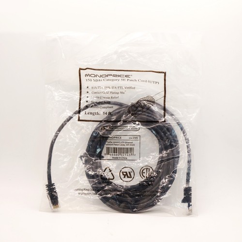 Monoprice Cat5e Ethernet Patch Cable 350MHz 0.5ft, 5ft, 7ft, and 14ft - 第 11/12 張圖片
