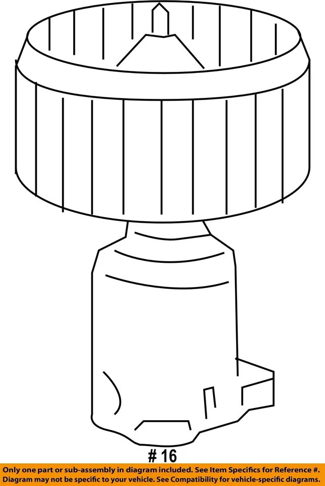Б/у двигатель вентилятора ОВК подходит: 2010 Chevrolet Malibu класса A - Изображение 4 из 4