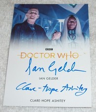 2022 Doctor Who Series 11 & 12 Dual Ian Gelder Zellin Rakaya Auto Card