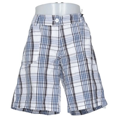 Flashlights, Shorts, Größe: 42, Weiß/Blau/Schwarz, Baumwolle, Karo, Damen #raj