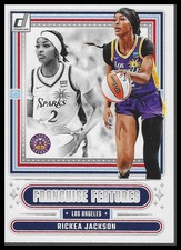 2025 Donruss WNBA #8 Rickea Jackson Franchise Features Los Angeles Sparks
