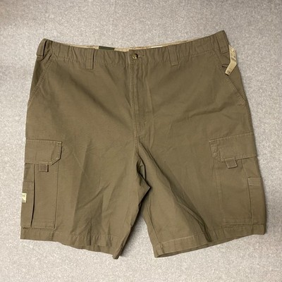 NEW! Eddie Bauer size 42 Northwest Cargo Shorts   Tan   100% Cotton