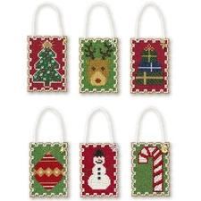 Wichelt Imports, Inc. Charmed Holiday Stamp Set Counted Cross-Stitch Kit