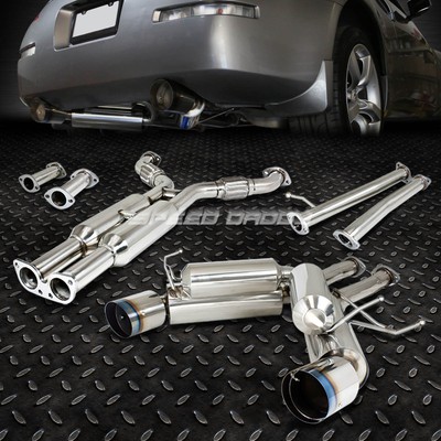 マフラー・ストール NICK&NICOLE PREMIUM BOLD SOFT MUFFLERCREAM NWH4AC003_IV FOR NISSAN 350Z INFINITI G35 S.STEEL DUAL 4.5