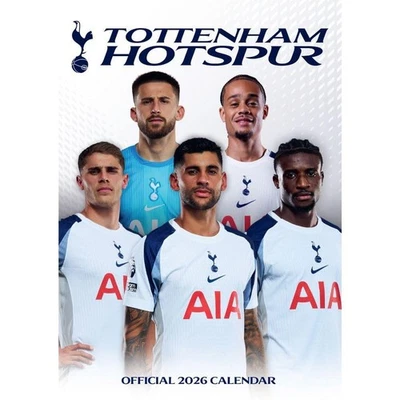 Tottenham Hotspur FC 2026 A3 Wall Calendar Official