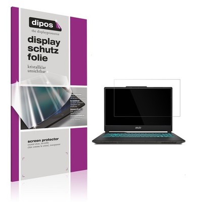 2x Schutzfolie klar für MSI Cyborg 15 Gaming Laptop Displayschutzfolie Folie