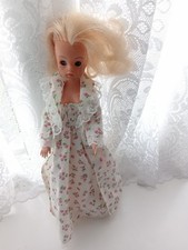 Sindy Vintage Pedigree Doll With Sleepy Eyes And Sweet Dreams Outfit ,Slippers