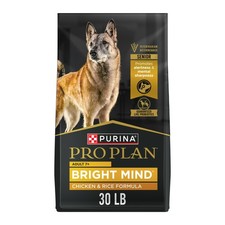 Purina Pro Plan Bright Mind Adult 7+ Chicken Rice Dog Food 30 lb 2 Bags 10.00 per pound