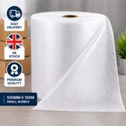 Bubble Wrap 500MM X 100M Small Bubble Rolls Removals Cushioning Packaging Roll