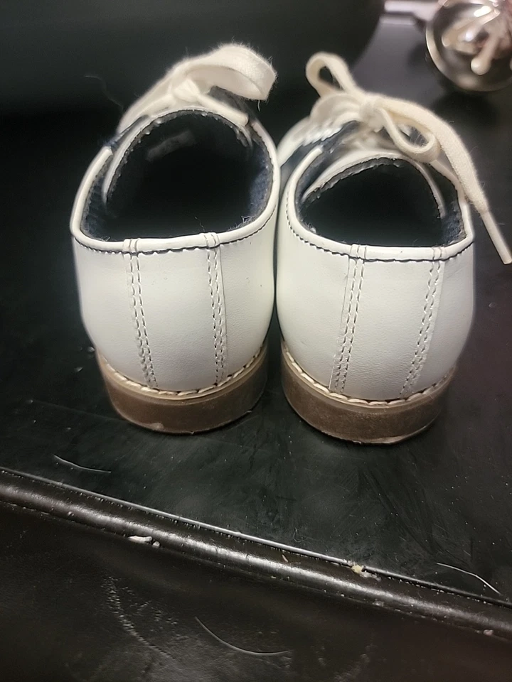 Stride Rite белый синий седло туфли на шнуровке размер 7,5 М - Изображение 3 из 4