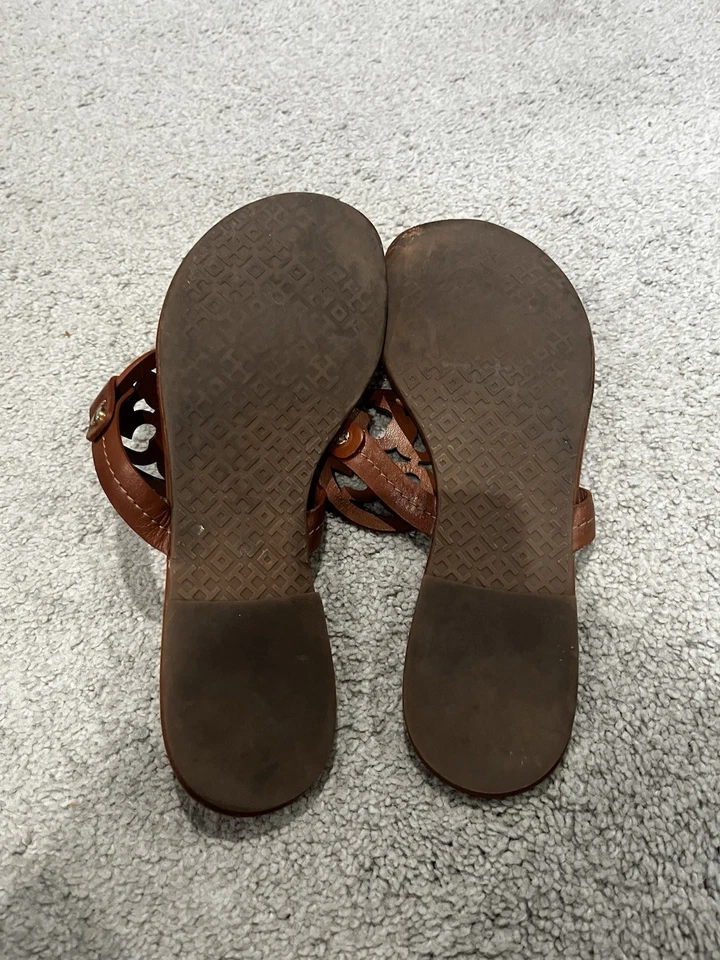 Sandalias para mujer Tory Burch Miller Cloud - Chanclas marrones EE. UU. 7,5 UE 38 Foto 4 de 4